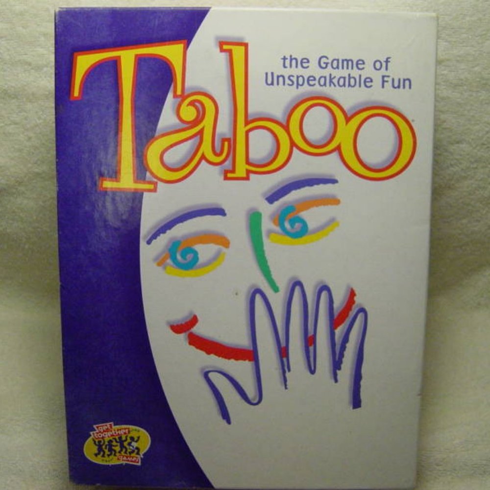 TABOO the Game of Unspeakable Fun 2000 Edition Board Game by Hasbro - Sealed